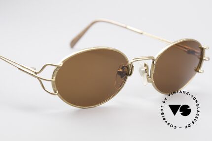 Jean Paul Gaultier 55-6104 Ovale Vintage Sonnenbrille, ungetragen; wie alle unsere vintage JPG Designerbrillen, Passend für Herren und Damen