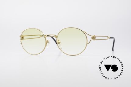 Jean Paul Gaultier 57-6102 Tupac All Eyez On Me Brille, runde vintage Designer-Sonnenbrille von JP GAULTIER, Passend für Herren und Damen Jean Paul Gaultier 57-6102 Tupac All Eyez On Me Brille, runde vintage Designer-Sonnenbrille von JP GAULTIER, Passend für Herren und Damen