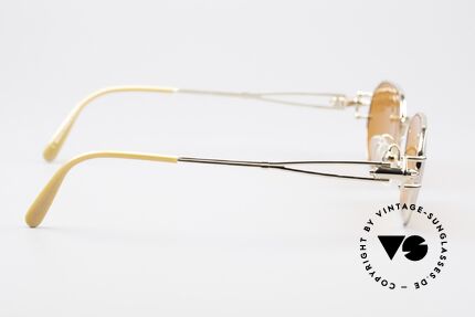 Jean Paul Gaultier 55-6106 Vergoldete JPG Sonnenbrille, KEINE Retromode, sondern ein 20 Jahre altes Original, Passend für Herren und Damen
