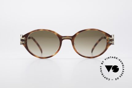 Jean Paul Gaultier 55-5201 Ovale Steampunk Brille, sehr interessante (technische) Rahmenkonstruktion, Passend für Herren und Damen
