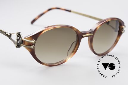 Jean Paul Gaultier 55-5201 Ovale Steampunk Brille, ungetragen (wie alle unsere alten JPG Sonnenbrillen), Passend für Herren und Damen