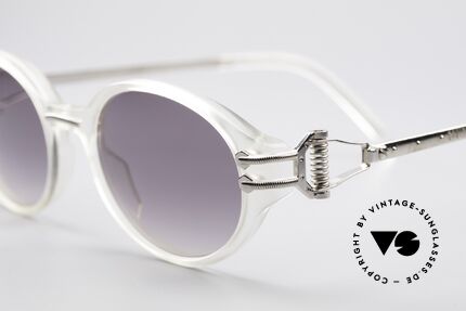 Jean Paul Gaultier 55-5201 90er Steampunk Brille, originell, aufwendig, hochwertig = Gaultier Brillen!, Passend für Herren und Damen