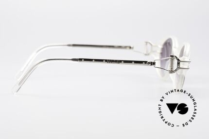 Jean Paul Gaultier 55-5201 90er Steampunk Brille, Größe: small, Passend für Herren und Damen