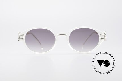 Jean Paul Gaultier 55-5201 90er Steampunk Brille, sehr interessante (technische) Rahmenkonstruktion, Passend für Herren und Damen