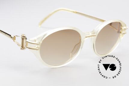 Jean Paul Gaultier 55-5201 90er Steampunk Sonnenbrille, ungetragen (wie alle unsere alten JPG Sonnenbrillen), Passend für Herren und Damen