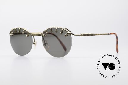 Jean Paul Gaultier 56-5103 Vintage Rihanna Brille, ausgesprochen originell und ein echter Hingucker, Passend für Damen
