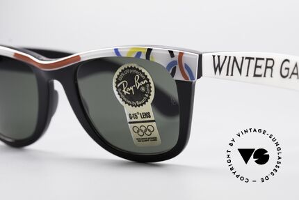 Ray Ban Wayfarer I Olympia 1928 St. Moritz, ungetragene B&L Rarität; ein wahres Sammlerstück, Passend für Herren und Damen