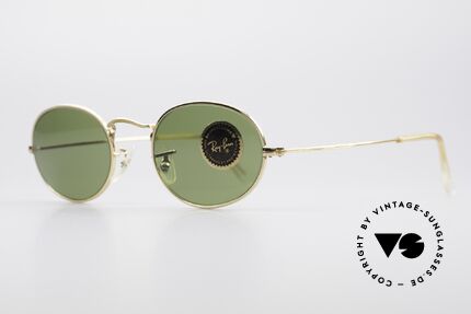 Ray Ban Classic Style I Ovale B&L USA Sonnenbrille, beste Qualität von Bausch&Lomb (B&L), 100% UV, Passend für Herren und Damen