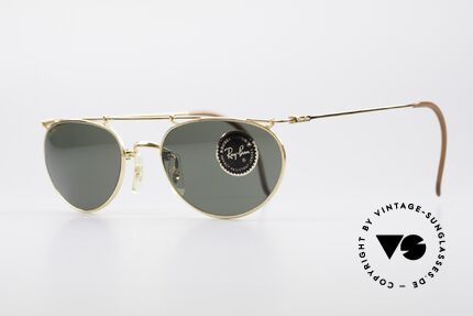 Ray Ban Deco Metals Oval B&L USA 90er Sonnenbrille, beste Passform und wirklich angenehm zu tragen, Passend für Herren und Damen