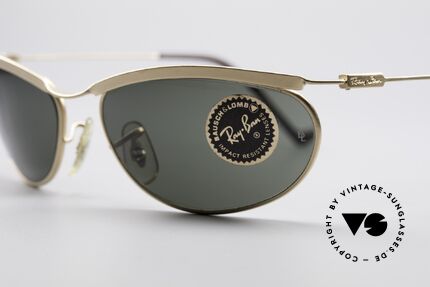 Ray Ban New Deco Metal Oval B&L USA Sonnenbrille, ungetragen (wie alle unsere VINTAGE RAY-BANS), Passend für Herren