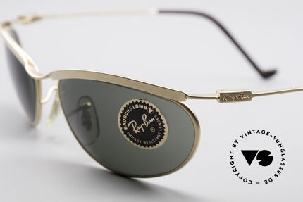 Ray Ban New Deco Metal Oval B&L USA Sonnenbrille, KEINE Retrosonnenbrille, ein altes USA-Original, Passend für Herren