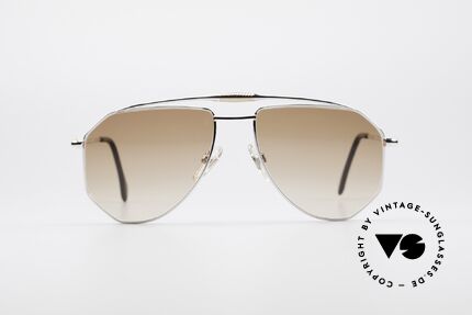 Zollitsch Cadre 120 Large 80er Sonnenbrille, markantes Herren-Modell in herausragender Qualität, Passend für Herren