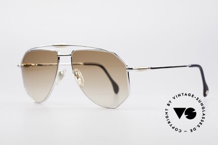 Zollitsch Cadre 120 Large 80er Sonnenbrille, interessante Alternative zur gewöhnlichen Pilotenform, Passend für Herren