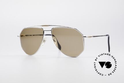 Zollitsch Cadre 120 Large 80er Aviator Brille, vintage Zollitsch Sonnenbrille aus den späten 1980ern, Passend für Herren