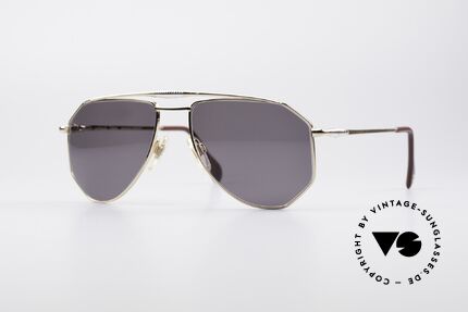 Zollitsch Cadre 120 Medium Aviator Sonnenbrille, vintage Zollitsch Sonnenbrille aus den späten 1980ern, Passend für Herren