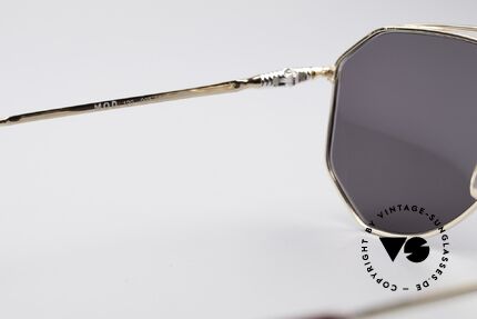Zollitsch Cadre 120 Medium Aviator Sonnenbrille, goldene Fassung mit grauen Sonnengläsern (100% UV), Passend für Herren
