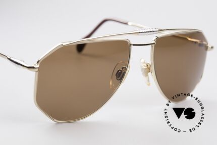 Zollitsch Cadre 120 Medium 80er Sonnenbrille, KEINE Retrobrille; ein 30 Jahre altes Unikat, Gr. 56°18, Passend für Herren