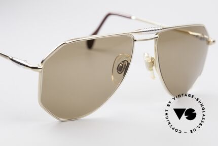 Zollitsch Cadre 120 Medium Herren Sonnenbrille, KEINE Retrobrille; ein 30 Jahre altes Unikat, Gr. 56°18, Passend für Herren