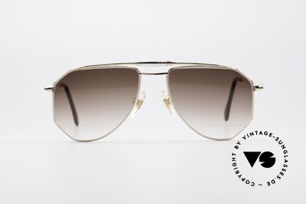 Zollitsch Cadre 120 Medium 80er Vintage Brille, markantes Herren-Modell in herausragender Qualität, Passend für Herren