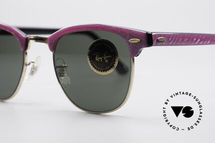 Ray Ban Clubmaster Bausch & Lomb USA Brille, Ladies-Version in "electric raspberry" Kolorierung, Passend für Damen