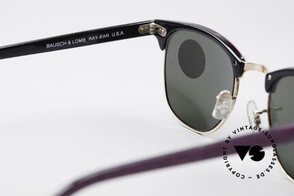 Ray Ban Clubmaster Bausch & Lomb USA Brille, ungetragen (wie alle unsere alten Ray Ban Brillen), Passend für Damen Ray Ban Clubmaster Bausch & Lomb USA Brille, ungetragen (wie alle unsere alten Ray Ban Brillen), Passend für Damen