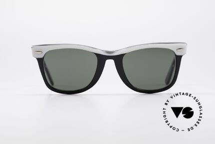 Ray Ban Wayfarer I 80er USA B&L Sonnenbrille, u.a. getragen von Don Johnson in "Miami Vice", Passend für Herren und Damen Ray Ban Wayfarer I 80er USA B&L Sonnenbrille, u.a. getragen von Don Johnson in "Miami Vice", Passend für Herren und Damen