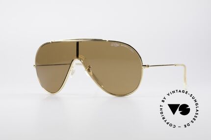 Bausch & Lomb Wings Amber Rose Sonnenbrille, Bausch & Lomb vintage Sonnenbrille von 1990/91, Passend für Herren und Damen