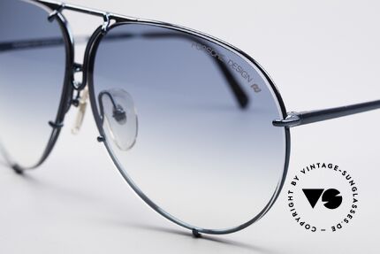 Porsche 5623 Rare 80er Aviator Brille, edle Lackierung in einer Art 'dunkles Türkis / metallic', Passend für Herren und Damen