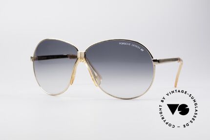 Porsche 5626 Damen Faltsonnenbrille, 80er Jahre Designer-Faltsonnenbrille von Porsche, Passend für Damen