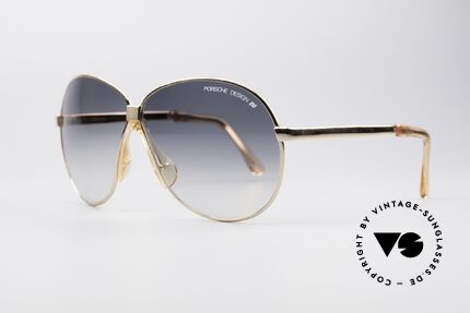 Porsche 5626 Damen Faltsonnenbrille, faltbar an Bügeln & Rahmen inkl. orig. Leder-Etui, Passend für Damen