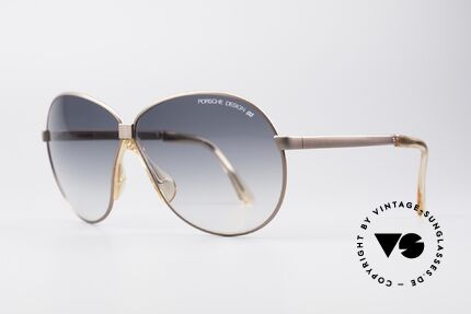 Porsche 5626 Faltbare Damen Sonnenbrille, faltbar an Bügeln & Rahmen inkl. orig. Leder-Etui, Passend für Damen