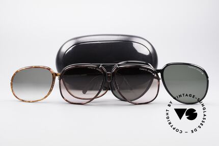 Porsche 3 in 1 Small 5631 + 5632 + 5633, KEINE retro Brille, 100% vintage 80er ORIGINAL!, Passend für Herren und Damen
