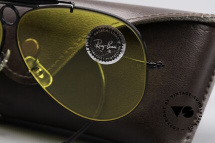 Ray Ban Shooter Sport Kalichrome B&L Gläser, toller Kontrast zw. Fassung u. Gläsern; selten & edel!, Passend für Herren