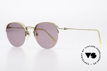 Jean Paul Gaultier 55-1172 True Vintage Sonnenbrille, Rahmenkonstruktion mit randloser Glasfassung, Passend für Herren und Damen