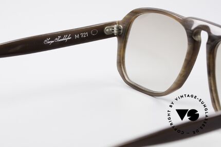 Serge Kirchhofer M721 Büffelhorn Handarbeit Brille, ein Stück Modegeschichte bzw. österr. Zeitgeschichte, Passend für Herren