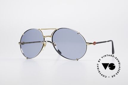 Bugatti 65822 XL Brille Mit Wechselgläsern, edle und hochwertige Bugatti vintage Sonnenbrille, Passend für Herren