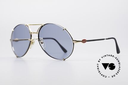 Bugatti 65822 XL Brille Mit Wechselgläsern, 1 Paar Gläser in braun-Verlauf sowie 1 Paar in blau, Passend für Herren