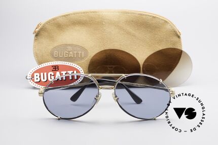 Bugatti 65822 XL Brille Mit Wechselgläsern, fühlbar hochwertige Verarbeitung & 100%UV Schutz, Passend für Herren