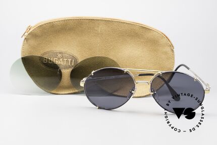 Bugatti 65360 80er Brille Mit Wechelgläsern, Größe: large, Passend für Herren