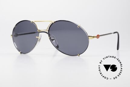 Bugatti 65360 80er Brille Mit Wechelgläsern, Größe: large, Passend für Herren