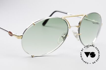 Bugatti 65360 80er Brille Mit Wechelgläsern, ungetragen (wie alle unsere Bugatti Designerbrillen), Passend für Herren