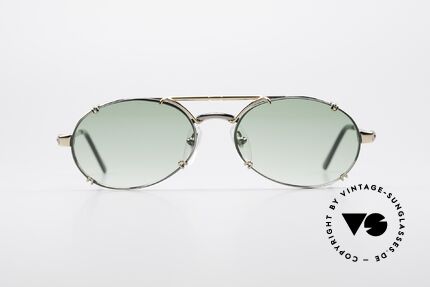 Bugatti 13526 90er Herren Sonnenbrille, typische 90er Bugatti Herrenform (Tropfenform), Passend für Herren