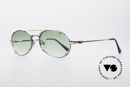 Bugatti 13526 90er Herren Sonnenbrille, praktischer Schnellverschluss zum Gläserwechsel, Passend für Herren