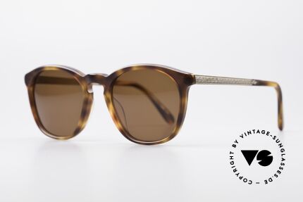 Matsuda 2816 90er Vintage Sonnenbrille, beide Bügel mit aufwändigen Gravuren versehen, Passend für Herren