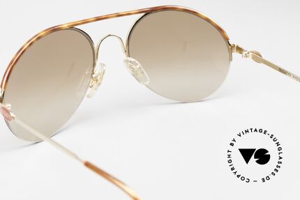 Bugatti 64919 Halb Rahmenlose Sonnenbrille, KEINE Retromode; ein mind. 30 Jahre altes Original, Passend für Herren