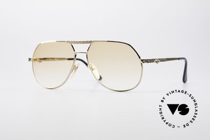 Bugatti EB502 - M Vintage Aviator Brille, vintage Bugatti Sonnenbrille in unglaublicher Qualität, Passend für Herren