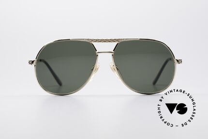 Bugatti EB502 - S Vintage Luxus Sonnenbrille, Material & Verarbeitung wie aus einem Guss; Gr. 57°14, Passend für Herren und Damen