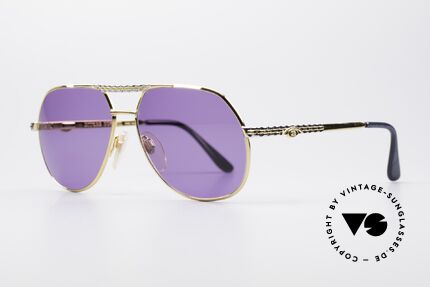 Bugatti EB502 - S Rare Luxus Sonnenbrille, seltene, violette CR39 Sonnengläser; 100% UV Protection, Passend für Herren und Damen