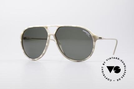 Carrera 5425 Robert De Niro Brille, vintage CARRERA Pilotensonnenbrille aus den 1990ern, Passend für Herren