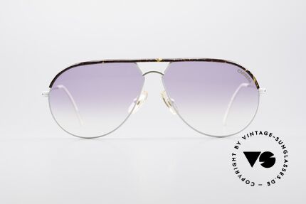 Carrera 5428 Rare Vintage Sonnenbrille, solide Metall-Fassung in herausragender Qualität, Passend für Herren und Damen